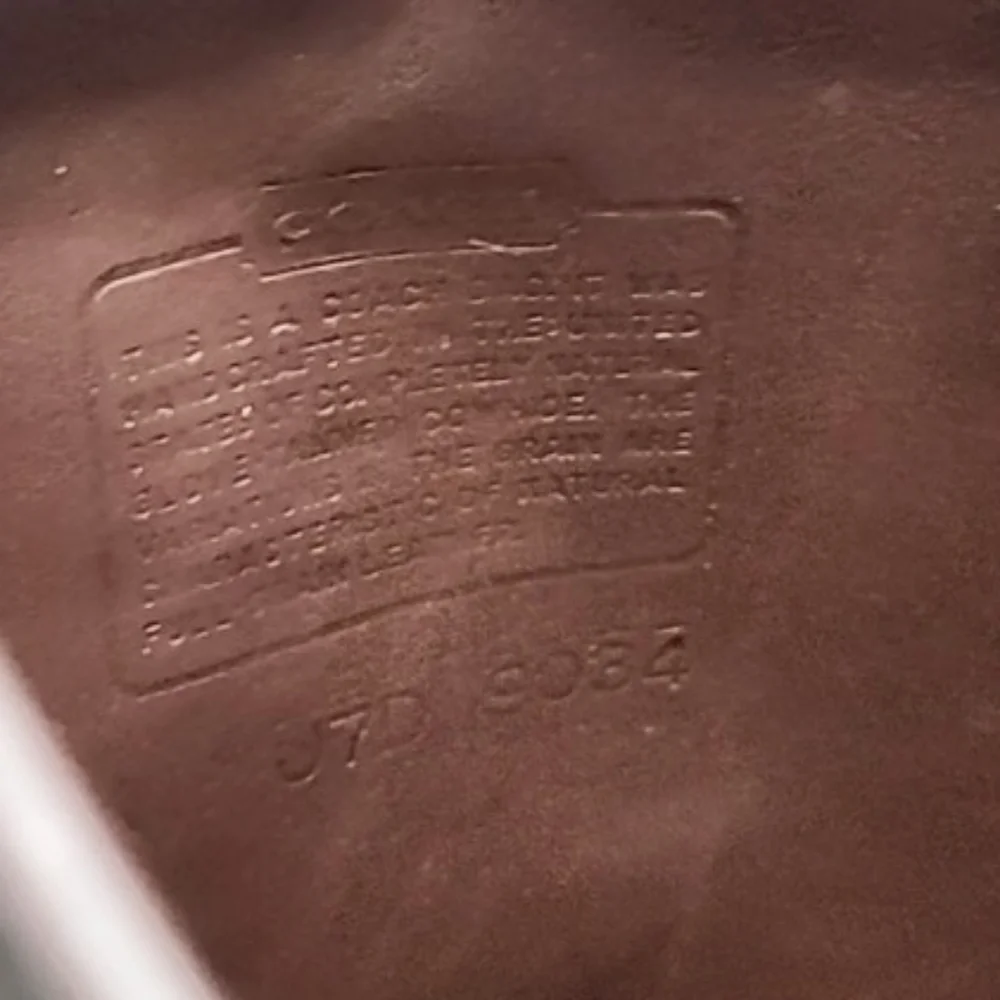 Coach Ergo Flap, No. 9034, 1998, Shoulder Bag In Mahogany Brown. - Picture 14 of 15